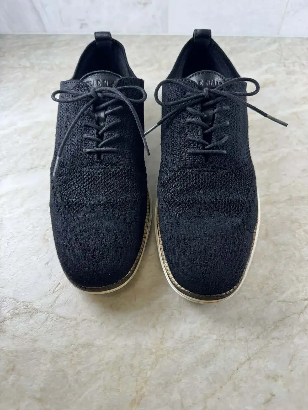 Cole Haan OriginalGrand Stitchlite Wingtip Oxford Shoes Black Men’s 10M C27959
